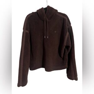 adidas Originals Women's Premium Essentials Pullover Hoodie / Shadow Brown